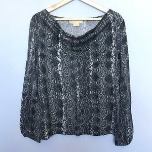 Michael Michael Kors Snake Print Blouse